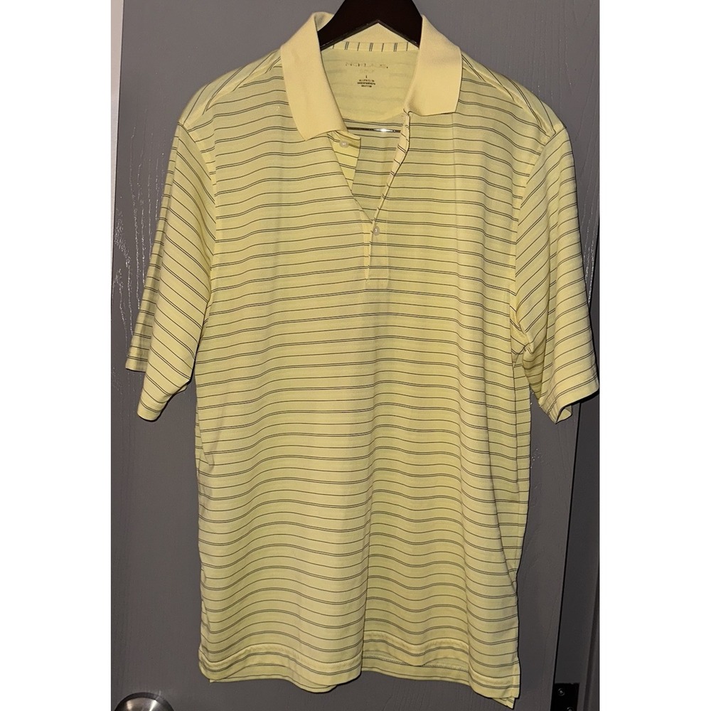 Jack Nicklaus Golf Polo Shirt Men's Size Large Athletic Yellow